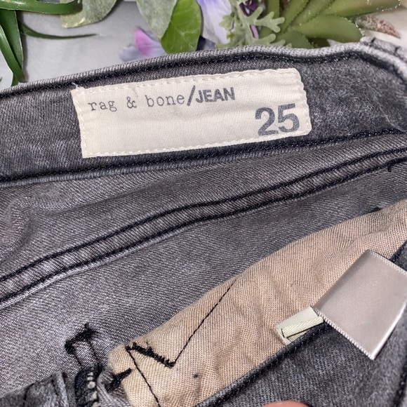 rag & bone Charcoal Skinny Jeans - Picture 2 of 6